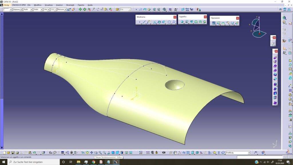 Scopri come utilizzare la modellazione tridimensionale con CATIA V5